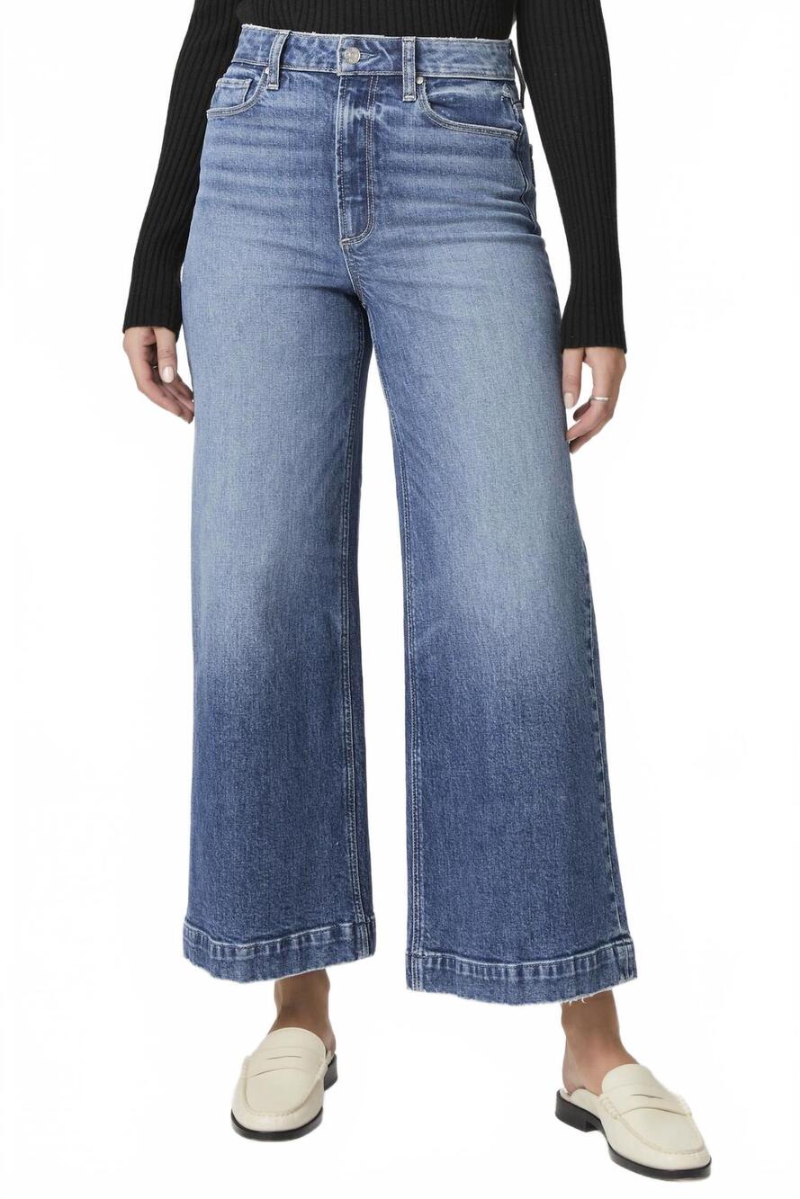 NEW PAIGE harper ankle jean in wings